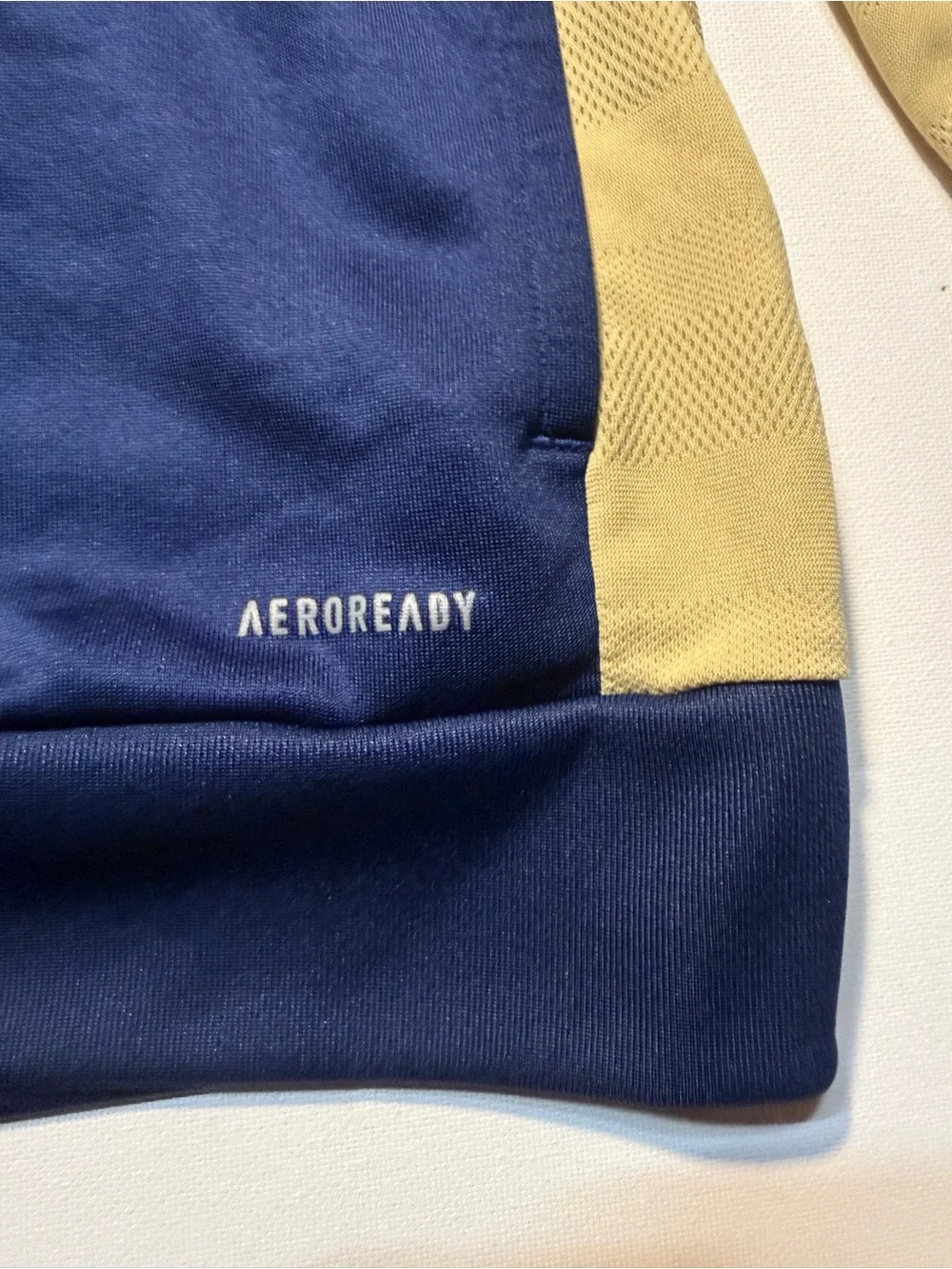 adidas Navy‎ & Gold NCU Hooded Athletic Pullover